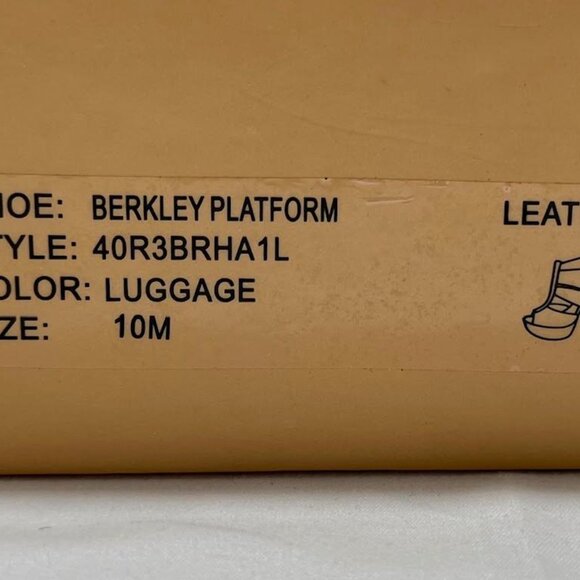 BRAND NEW! Michael Kors Berkley Platform Leather Sandals, Size 10 - Picture 11 of 12